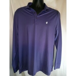 Michel Rouen Performance Polo Long Sleeve‎ Athletic Golf Shirt Size M